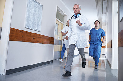 Rushing to a patient\'s aid