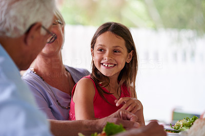 Enjoying a day at the grandparent\'s