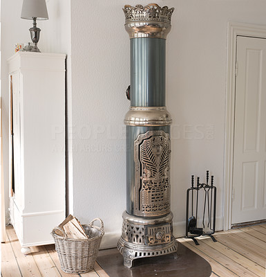 Antique wood burning stove - Danish Design