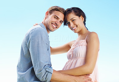 Young couple spending happy time together