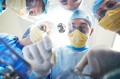 Looking up at your surgeons