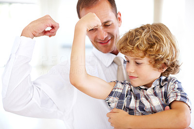 Big and strong like Dad!