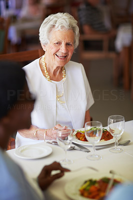 Lunchtime for the elderly