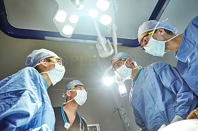 Life saving surgeons at work