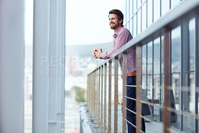 Taking a break on the balcony