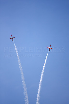 Spanish Air Force Aerobatics team performing at the Karup airshow