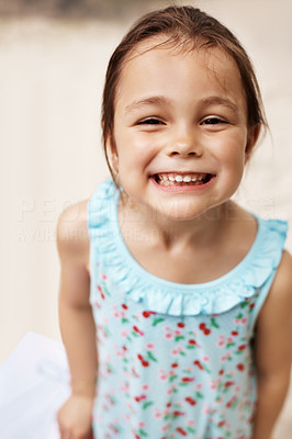 Cute little girl with sweet smile