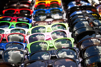 Sunglasses on display
