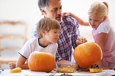 Family fun and pumpkin carving