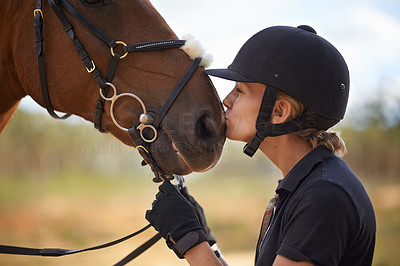 There is a bond between horse and rider