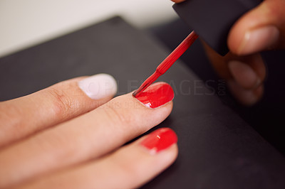 Ravishingly red nails