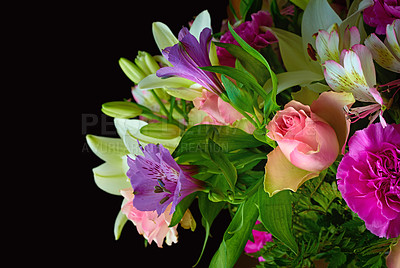 Colourful bouquet of  flowers
